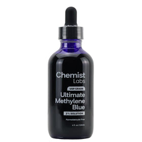 Flacon de méthylène bleu Chemist Labs 4 oz avec pipette graduée
