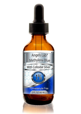 Flacon de Methylene Blue 1% et Argent Colloïdal d'Angels Lab, 60 ml