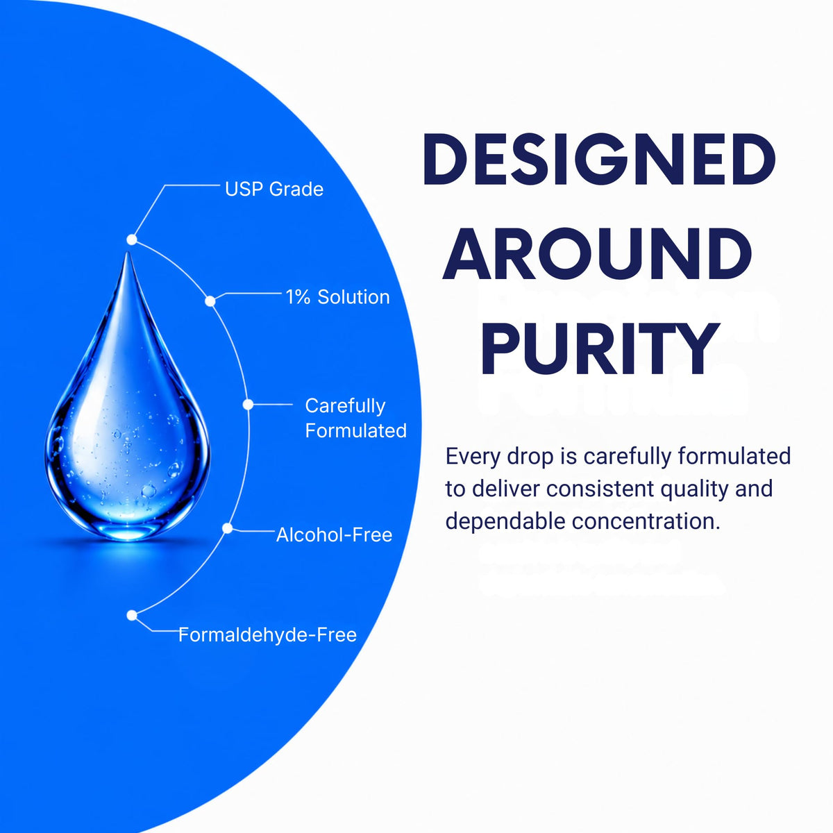 Flacon de Methylene Blue 1% Valboren Labs avec étiquette visible