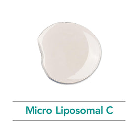 Flacon de Micro Liposomal C 1000 mg avec un verre d'eau