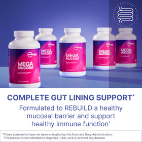 Flacon de Microbiome Labs MegaMucosa avec étiquette