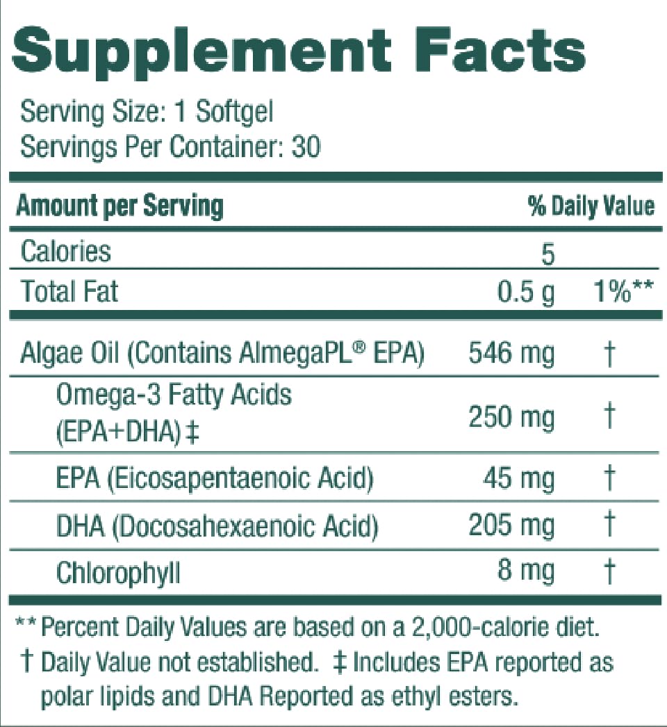 Flacon de mini capsules Omega-3 Iwi avec étiquette visible