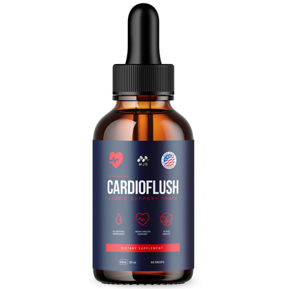 Flacon de MJO Cardio Flush Drops 30 portions vue avant