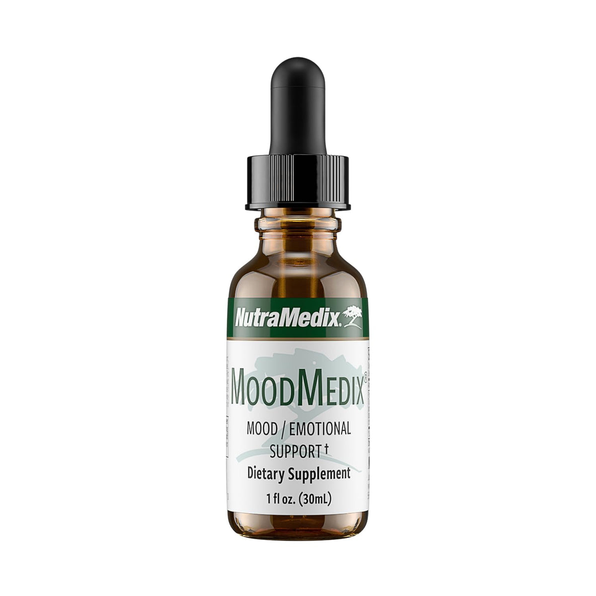 Flacon de MoodMedix de NutraMedix avec étiquette visible