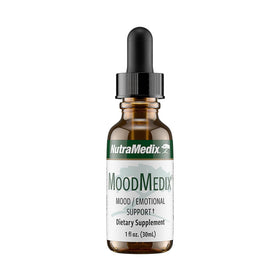 Flacon de MoodMedix de NutraMedix avec étiquette visible