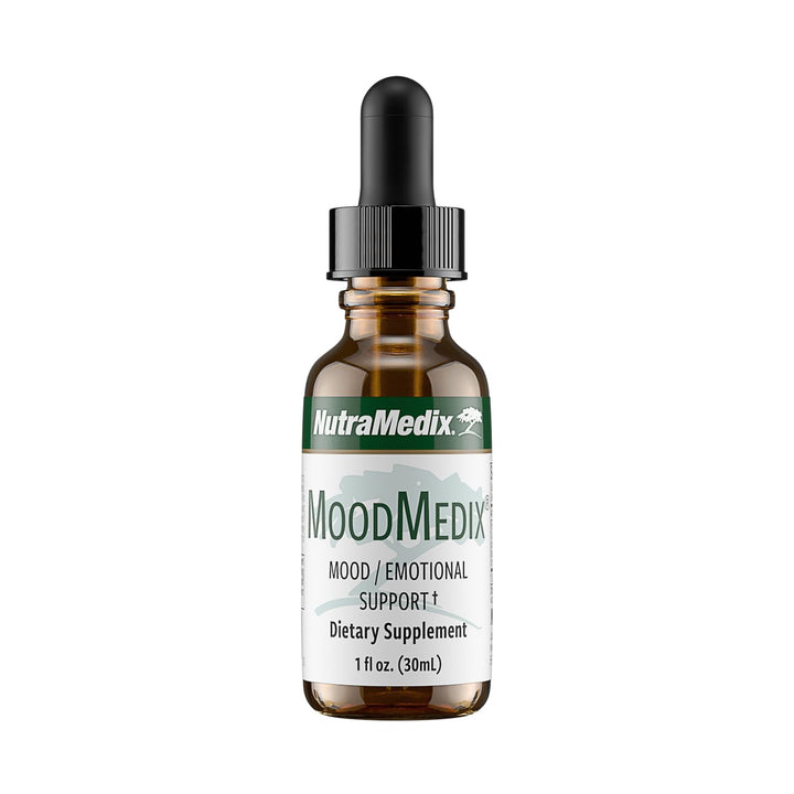 Flacon de MoodMedix de NutraMedix avec étiquette visible