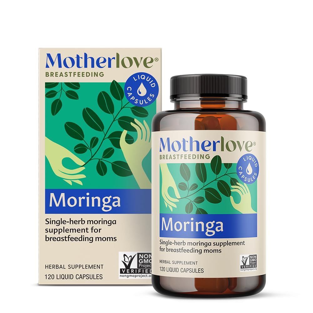 Flacon de Motherlove Moringa 120 capsules vue de face