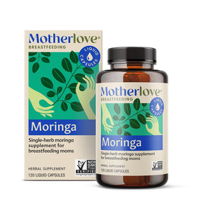 Flacon de Motherlove Moringa 120 capsules vue de face