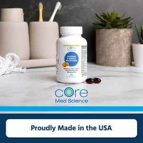 Flacon de Multivitamine B-Complex Liposomal Core Med Science avec gélules