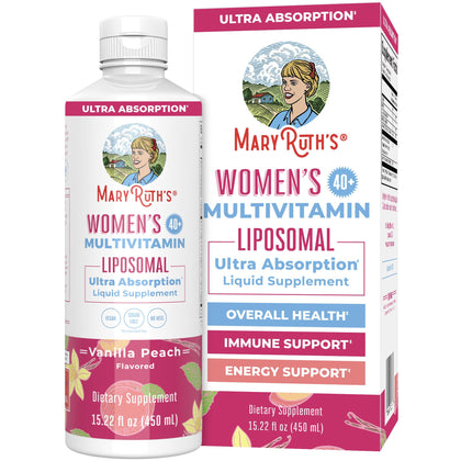 Flacon de multivitamine liposomale MARYRUTH'S pour femmes 40+, 540g