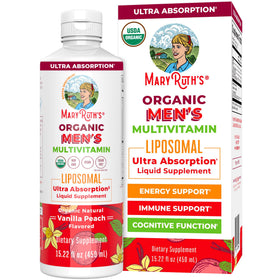Flacon de multivitamine liposomale pour hommes MARYRUTH'S 15,22 fl oz