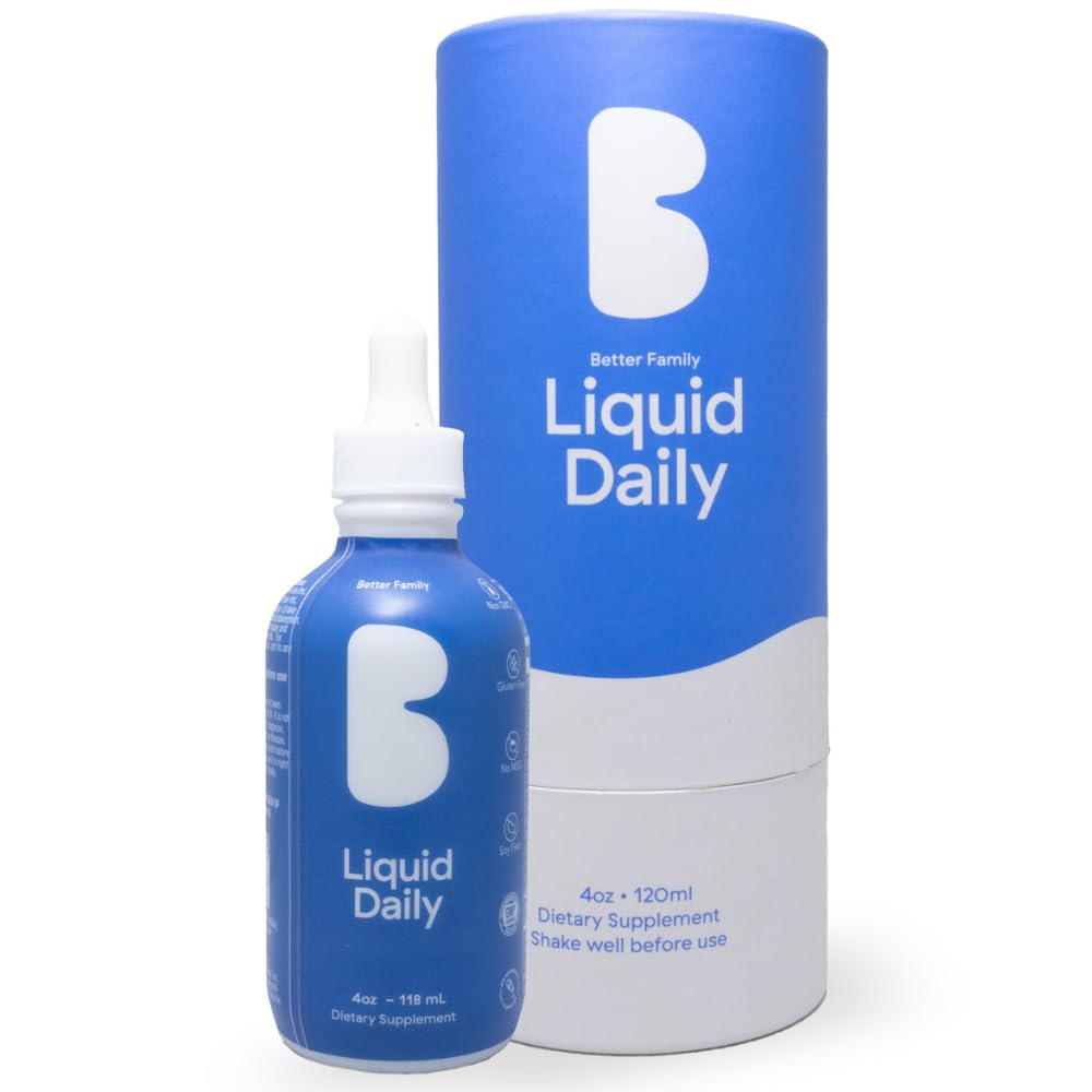 Flacon de multivitamine liquide Better Family 120 ml vue avant
