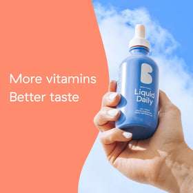 Flacon de multivitamine liquide Better Family avec une cuillère doseuse