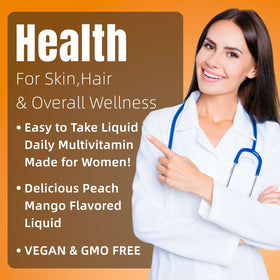 Flacon de multivitamine liquide HOWEEJET avec ingrédients naturels