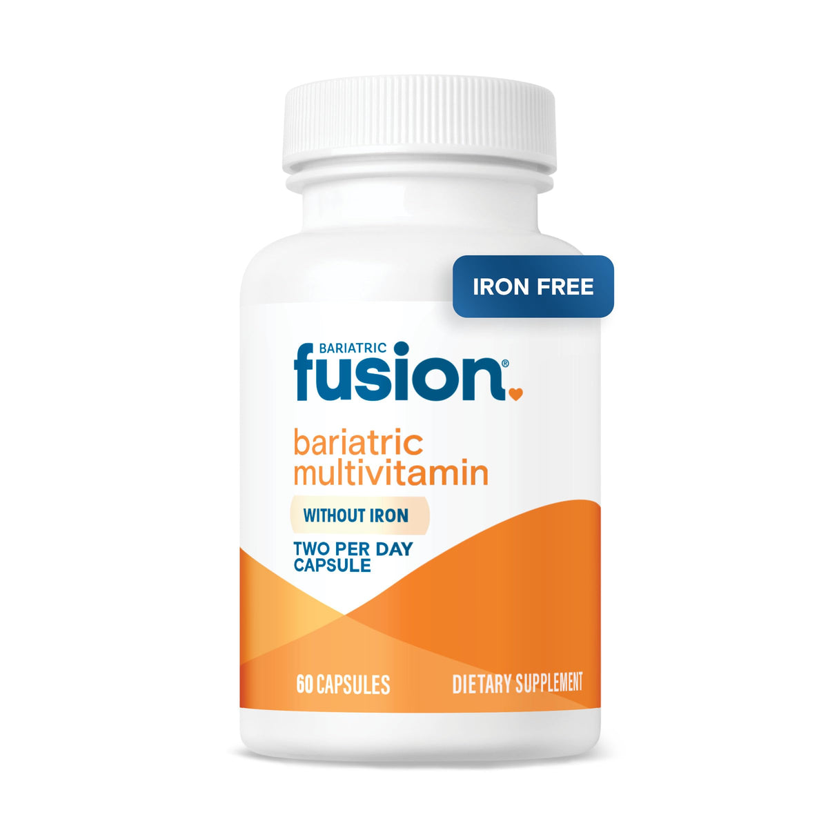Flacon de multivitamine sans fer Bariatric Fusion 60 capsules