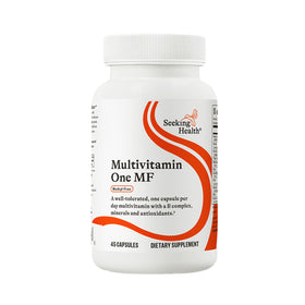 Flacon de multivitamine Seeking Health One MF avec 45 capsules végétariennes