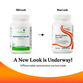 Flacon de multivitamine Seeking Health One MF ouvert