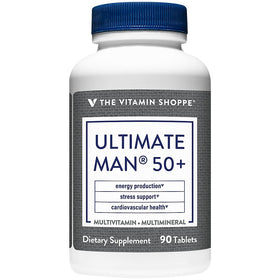 Flacon de multivitamine Ultimate Man 50+ de The Vitamin Shoppe, 90 tablettes