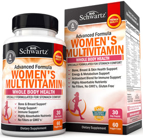 Flacon de multivitamines BioSchwartz pour femmes, 60 capsules