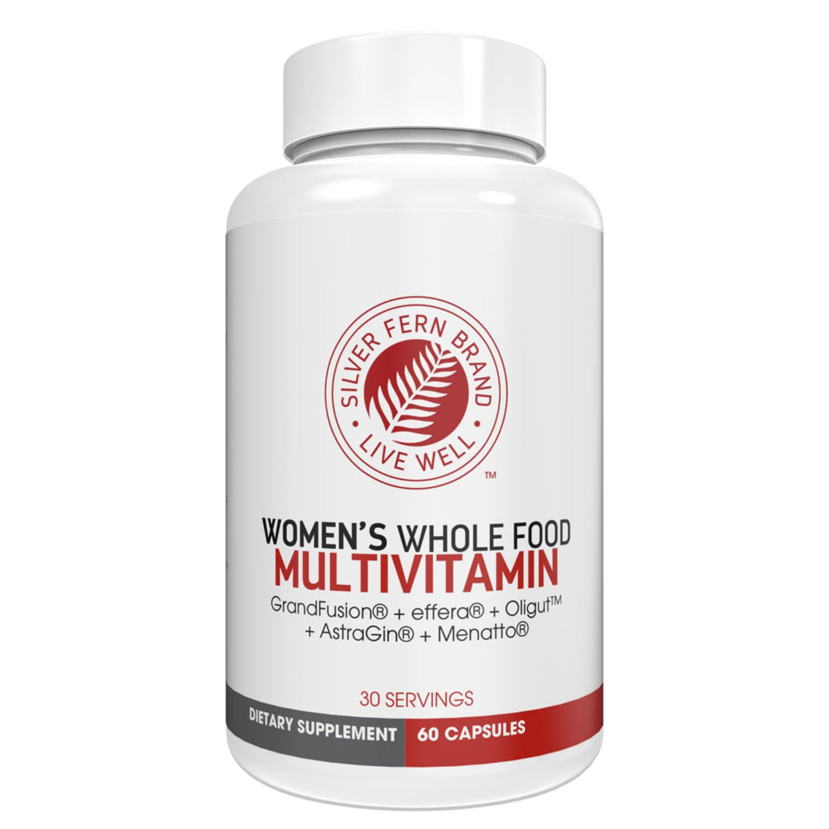 Flacon de multivitamines complètes pour femmes Silver Fern 60 capsules