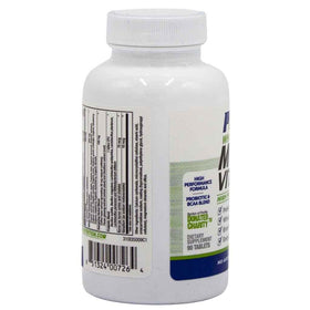 Flacon de Multivitamines Entières PERFORMANCE INSPIRED avec des ingrédients naturels en arrière-plan