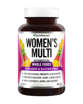 Flacon de multivitamines FarmHaven pour femmes, 90 capsules