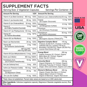 Flacon de multivitamines FarmHaven sur une table