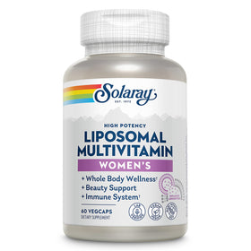Flacon de multivitamines liposomales SOLARAY pour femmes, 60 VegCaps