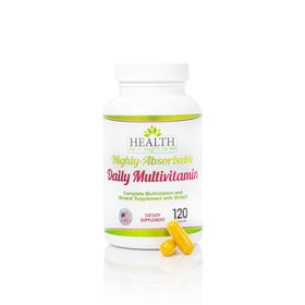 Flacon de multivitamines quotidiennes Health As It Ought To Be 120ct
