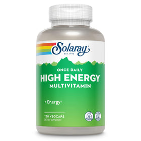 Flacon de multivitamines SOLARAY 120 VegCaps vue de face