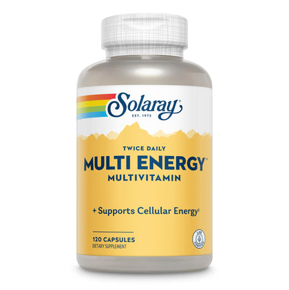 Flacon de multivitamines SOLARAY Twice Daily 120 capsules