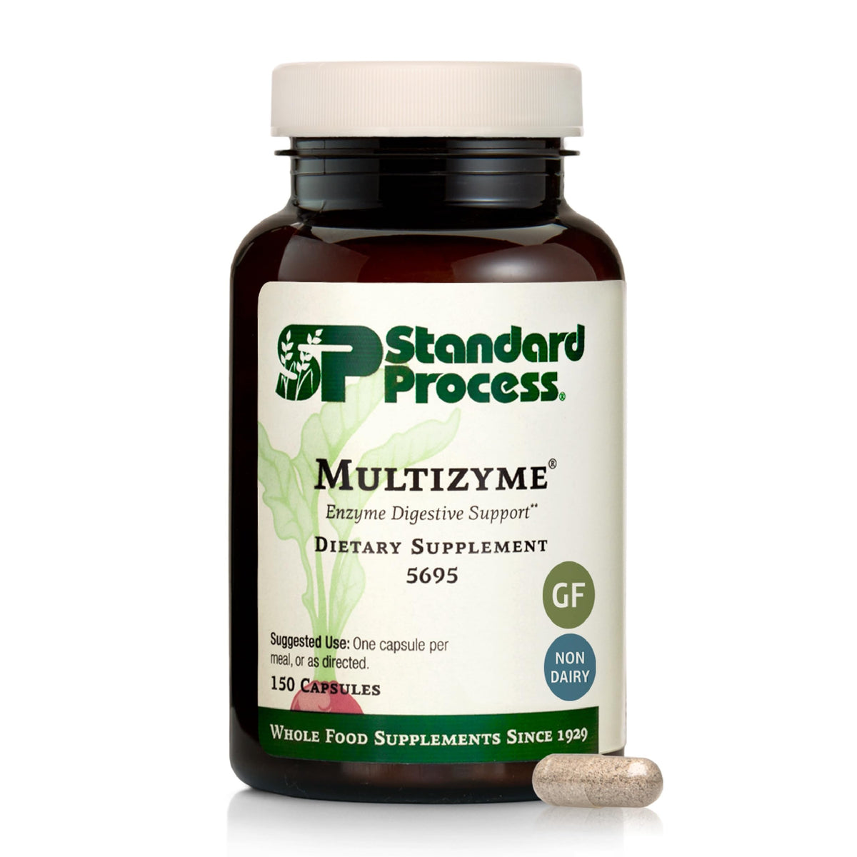 Flacon de Multizyme Standard Process 150 capsules vue de face