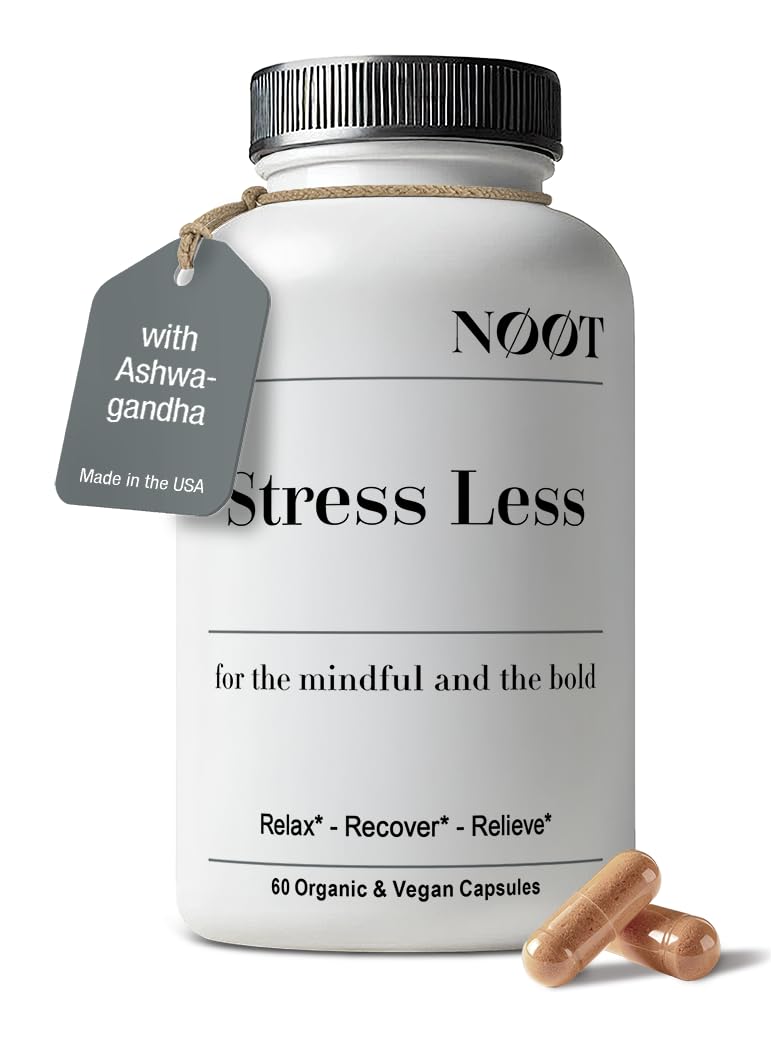 Flacon de NØØT Complément Alimentaire Anti-Stress 60 Capsules