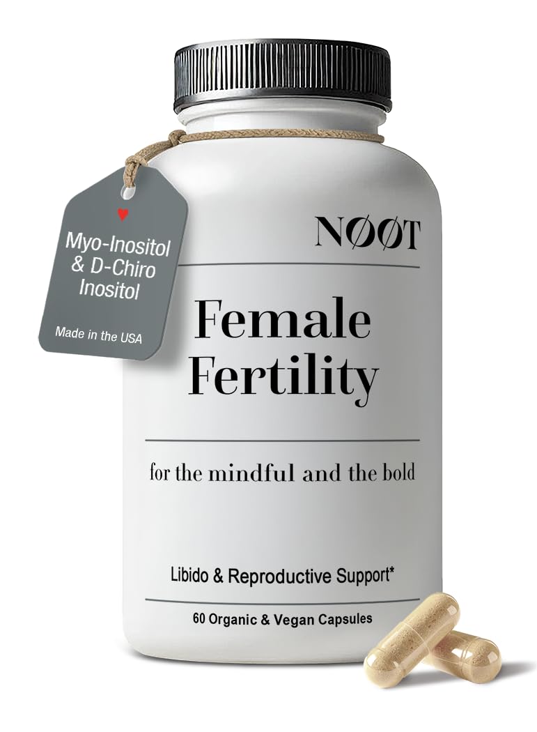 Flacon de NØØT Complément Alimentaire Femme Fertilité 60 Capsules