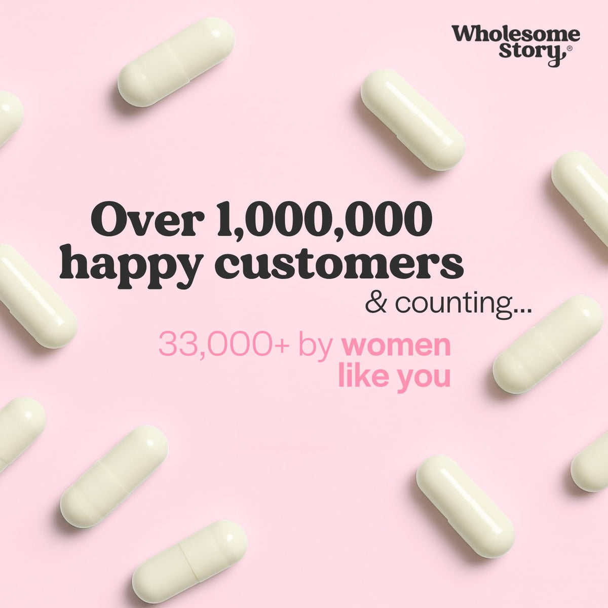Flacon de NAC 600 mg Wholesome Story avec capsules en arrière-plan