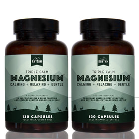Flacon de Natural Rhythm Triple Calm Magnesium 150 mg vue de face