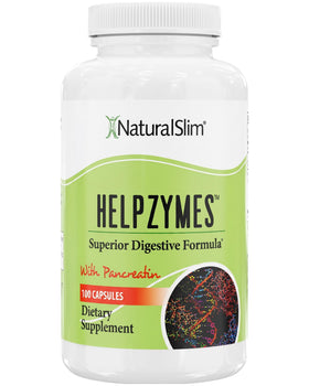 Flacon de NaturalSlim Helpzymes 100 capsules vue de face