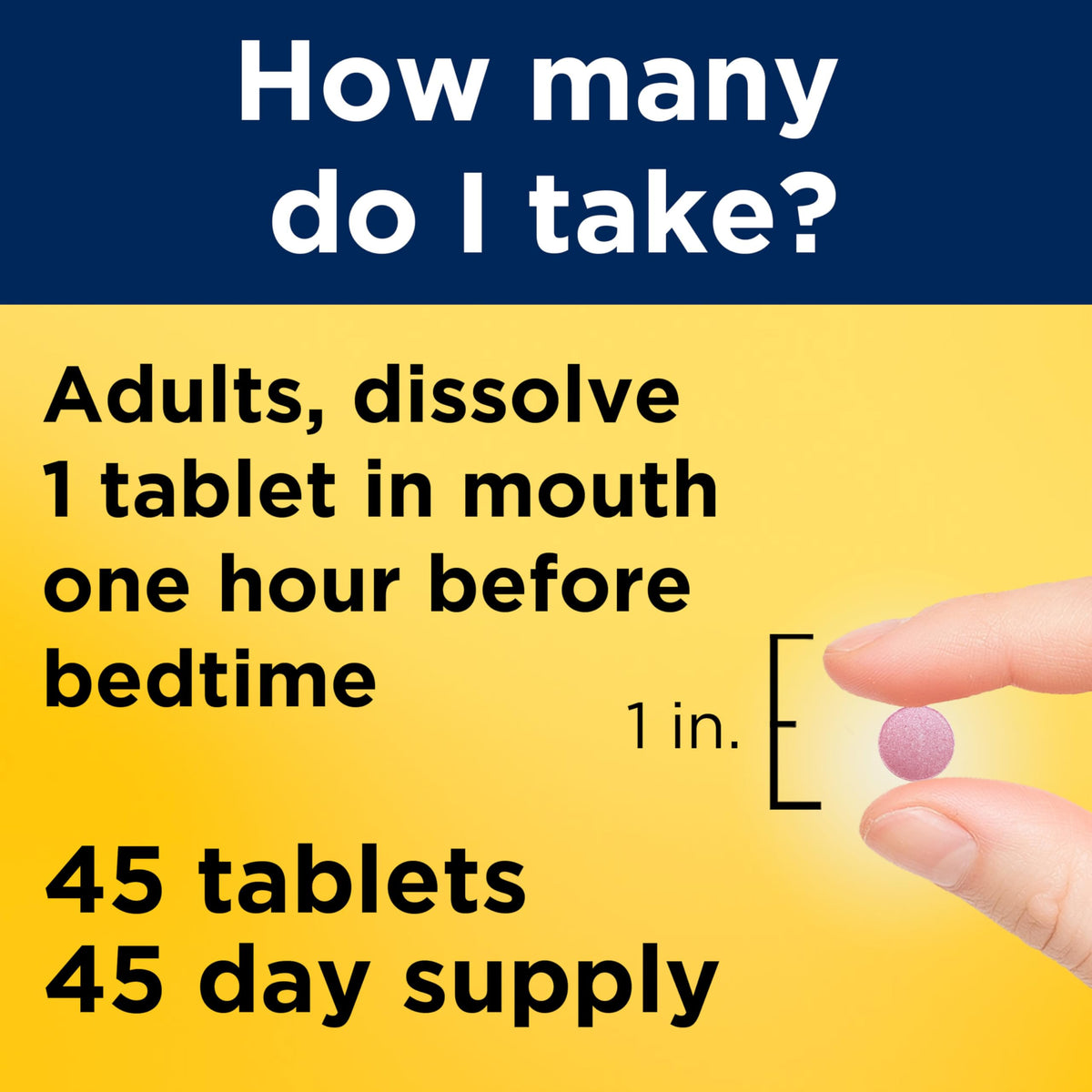 Flacon de Nature Made Melatonin 10 mg avec étiquette visible