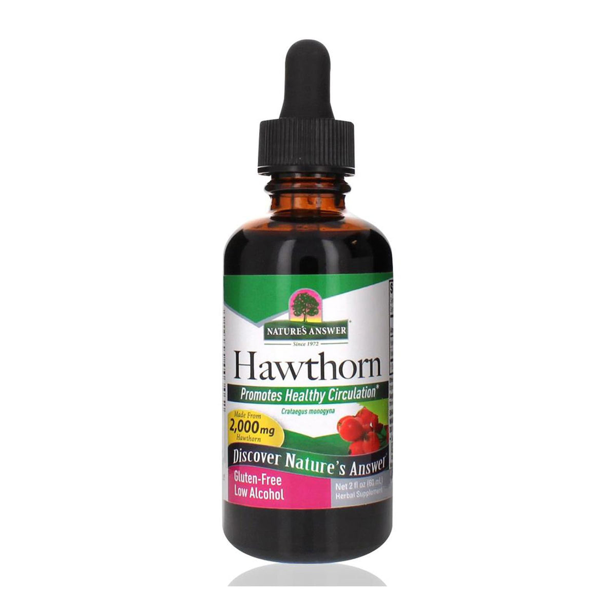 Flacon de Nature's Answer Extrait de Hawthorn 132g, vue avant