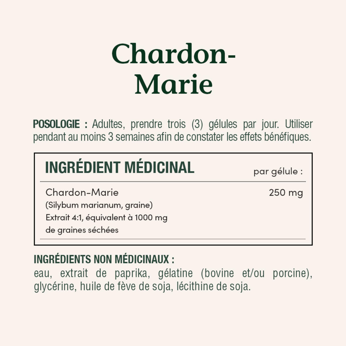 Flacon de Nature's Bounty Chardon-Marie ouvert avec des gélules