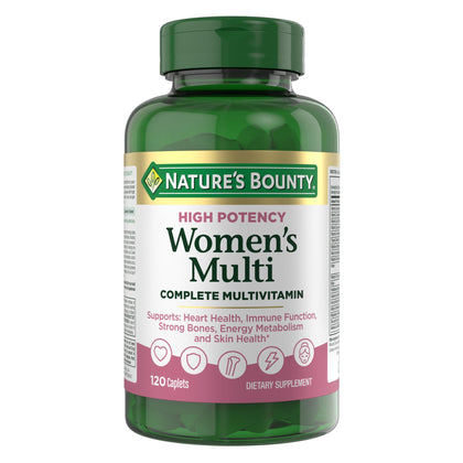 Flacon de Nature's Bounty Multivitamines Complètes Femmes 120 comprimés