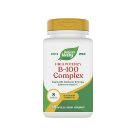 Flacon de Nature's Way Complexe de Vitamines B-100, 60 capsules