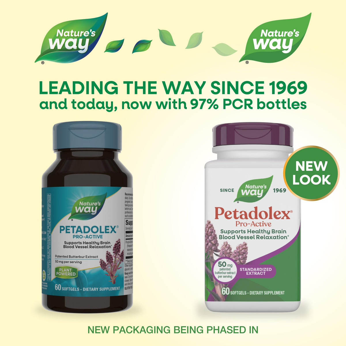 Flacon de Nature's Way Petadolex Pro-Active avec étiquette
