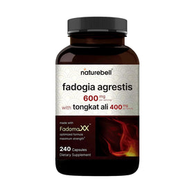 Flacon de NatureBell Fadogia Agrestis 600mg et Tongkat Ali 400mg capsules