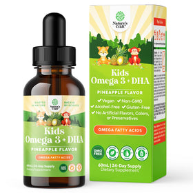 Flacon de Natures Craft DHA Omega 3 liquide 2 Fl Oz pour enfants
