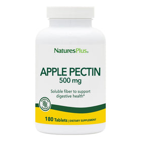 Flacon de NaturesPlus Pectine de Pomme 500 mg 180 comprimés vue de face