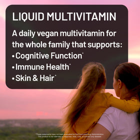 Flacon de NatureWise Multivitamine Liquide avec étiquette