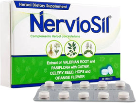 Flacon de NervioSil Forte contenant 30 capsules de racines de valériane
