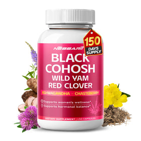 Flacon de NESSARIT Complément Alimentaire Cohosh Noir 150 Capsules