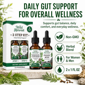 Flacon de Nettoyage Intestinal SOLEFLEX avec des ingrédients naturels autour